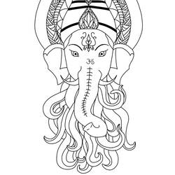 Página para colorir: mitologia hindu (deuses e deusas) #109368 - Páginas para Colorir Imprimíveis Gratuitamente