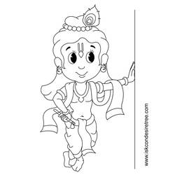 Página para colorir: mitologia hindu (deuses e deusas) #109409 - Páginas para Colorir Imprimíveis Gratuitamente