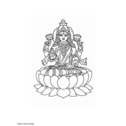 Página para colorir: mitologia hindu (deuses e deusas) #109416 - Páginas para Colorir Imprimíveis Gratuitamente