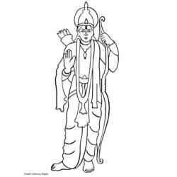 Página para colorir: mitologia hindu (deuses e deusas) #109495 - Páginas para Colorir Imprimíveis Gratuitamente