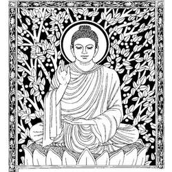 Página para colorir: Mitologia hindu: Buda (deuses e deusas) #89504 - Páginas para Colorir Imprimíveis Gratuitamente