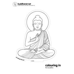 Página para colorir: Mitologia hindu: Buda (deuses e deusas) #89532 - Páginas para Colorir Imprimíveis Gratuitamente