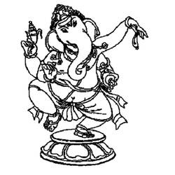 Página para colorir: Mitologia Hindu: Ganesh (deuses e deusas) #96888 - Páginas para Colorir Imprimíveis Gratuitamente