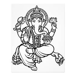 Página para colorir: Mitologia Hindu: Ganesh (deuses e deusas) #96917 - Páginas para Colorir Imprimíveis Gratuitamente