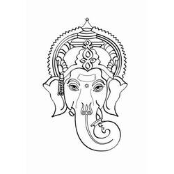 Página para colorir: Mitologia Hindu: Ganesh (deuses e deusas) #96920 - Páginas para Colorir Imprimíveis Gratuitamente