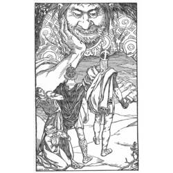 Página para colorir: mitologia nórdica (deuses e deusas) #110447 - Páginas para Colorir Imprimíveis Gratuitamente