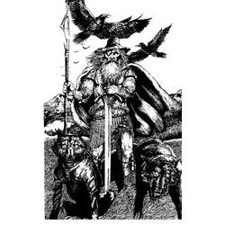 Página para colorir: mitologia nórdica (deuses e deusas) #110593 - Páginas para Colorir Imprimíveis Gratuitamente