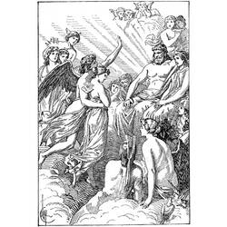 Página para colorir: mitologia romana (deuses e deusas) #110013 - Páginas para Colorir Imprimíveis Gratuitamente
