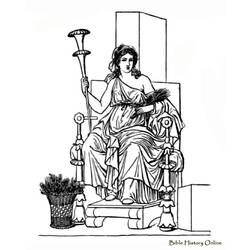 Página para colorir: mitologia romana (deuses e deusas) #110028 - Páginas para Colorir Imprimíveis Gratuitamente