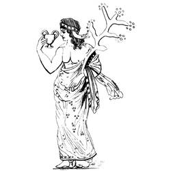 Página para colorir: mitologia romana (deuses e deusas) #110030 - Páginas para Colorir Imprimíveis Gratuitamente