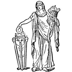 Página para colorir: mitologia romana (deuses e deusas) #110074 - Páginas para Colorir Imprimíveis Gratuitamente