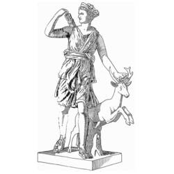 Página para colorir: mitologia romana (deuses e deusas) #110102 - Páginas para Colorir Imprimíveis Gratuitamente