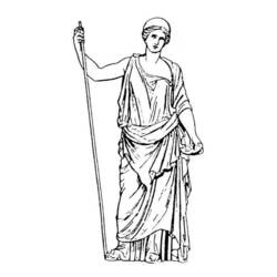 Página para colorir: mitologia romana (deuses e deusas) #110164 - Páginas para Colorir Imprimíveis Gratuitamente