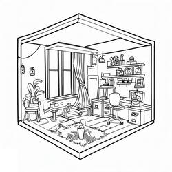Desenho Apartamento (Edifícios e Arquitetura) #189300 para imprimir e colorir