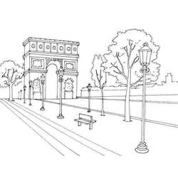 Desenho grátis de Arco do Triunfo (Edifícios e Arquitetura) #179194 para crianças e adultos