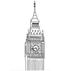 Desenho Big Ben (Edifícios e Arquitetura) #184909 para imprimir e colorir