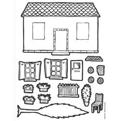 Página para colorir: Cabana (Edifícios e Arquitetura) #169951 - Páginas para Colorir Imprimíveis Gratuitamente