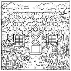 Desenho Cabana (Edifícios e Arquitetura) #212641 para imprimir e colorir