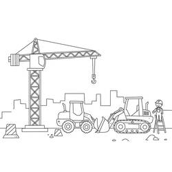 Desenho Canteiro de obras (Edifícios e Arquitetura) #220864 para imprimir e colorir