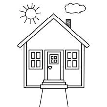 Desenho Casa (Edifícios e Arquitetura) #64627 para imprimir e colorir