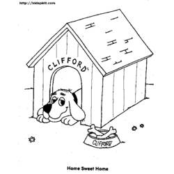 Página para colorir: Casinha de cachorro (Edifícios e Arquitetura) #62337 - Páginas para Colorir Imprimíveis Gratuitamente