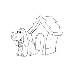 Página para colorir: Casinha de cachorro (Edifícios e Arquitetura) #62344 - Páginas para Colorir Imprimíveis Gratuitamente