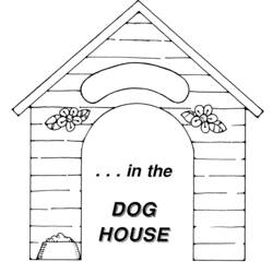 Página para colorir: Casinha de cachorro (Edifícios e Arquitetura) #62350 - Páginas para Colorir Imprimíveis Gratuitamente