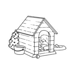 Página para colorir: Casinha de cachorro (Edifícios e Arquitetura) #62462 - Páginas para Colorir Imprimíveis Gratuitamente