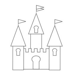 Desenho Castelo (Edifícios e Arquitetura) #177434 para imprimir e colorir