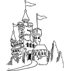 Desenho Castelo (Edifícios e Arquitetura) #177444 para imprimir e colorir