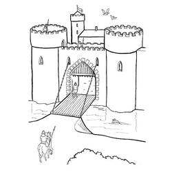 Desenho Castelo (Edifícios e Arquitetura) #177445 para imprimir e colorir