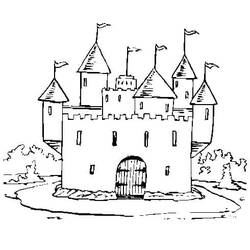 Desenho Castelo (Edifícios e Arquitetura) #177446 para imprimir e colorir
