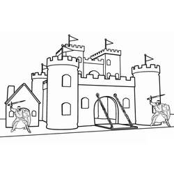 Desenho Castelo (Edifícios e Arquitetura) #177448 para imprimir e colorir