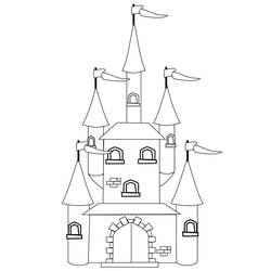 Desenho Castelo (Edifícios e Arquitetura) #177451 para imprimir e colorir