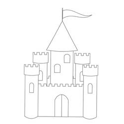 Desenho Castelo (Edifícios e Arquitetura) #177453 para imprimir e colorir