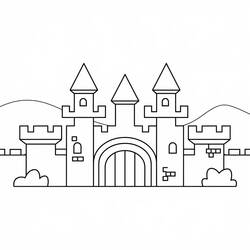 Desenho Castelo (Edifícios e Arquitetura) #216037 para imprimir e colorir