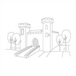 Desenho Castelo (Edifícios e Arquitetura) #216044 para imprimir e colorir