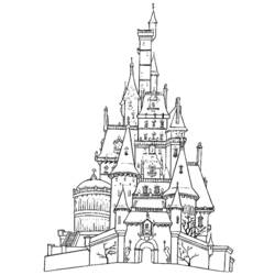 Página para colorir: Castelo (Edifícios e Arquitetura) #62032 - Páginas para Colorir Imprimíveis Gratuitamente