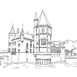 Página para colorir: Castelo (Edifícios e Arquitetura) #62051 - Páginas para Colorir Imprimíveis Gratuitamente