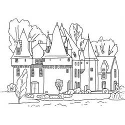 Página para colorir: Castelo (Edifícios e Arquitetura) #62065 - Páginas para Colorir Imprimíveis Gratuitamente