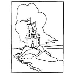 Página para colorir: Castelo (Edifícios e Arquitetura) #62107 - Páginas para Colorir Imprimíveis Gratuitamente