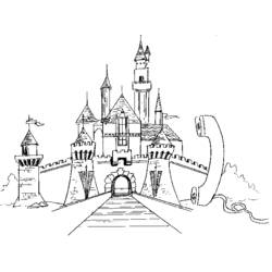 Página para colorir: Castelo (Edifícios e Arquitetura) #62114 - Páginas para Colorir Imprimíveis Gratuitamente