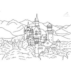 Página para colorir: Castelo (Edifícios e Arquitetura) #62124 - Páginas para Colorir Imprimíveis Gratuitamente