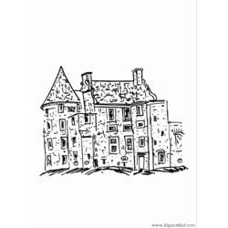 Página para colorir: Castelo (Edifícios e Arquitetura) #62168 - Páginas para Colorir Imprimíveis Gratuitamente