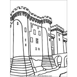 Página para colorir: Castelo (Edifícios e Arquitetura) #62185 - Páginas para Colorir Imprimíveis Gratuitamente