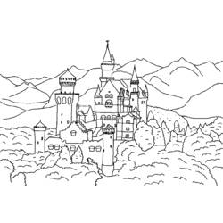 Página para colorir: Castelo (Edifícios e Arquitetura) #62190 - Páginas para Colorir Imprimíveis Gratuitamente