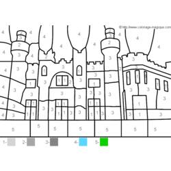 Página para colorir: Castelo (Edifícios e Arquitetura) #62192 - Páginas para Colorir Imprimíveis Gratuitamente