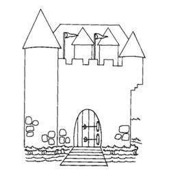 Página para colorir: Castelo (Edifícios e Arquitetura) #62198 - Páginas para Colorir Imprimíveis Gratuitamente