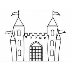 Página para colorir: Castelo (Edifícios e Arquitetura) #62211 - Páginas para Colorir Imprimíveis Gratuitamente