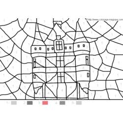 Página para colorir: Castelo (Edifícios e Arquitetura) #62226 - Páginas para Colorir Imprimíveis Gratuitamente